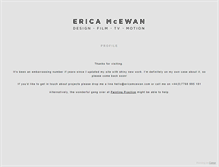 Tablet Screenshot of ericamcewan.com